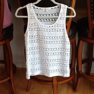 Forever 21 Knit mesh tank top